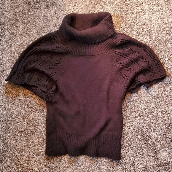 Sweater Project Black sweater tshirt with turtleneck - Picture 1 of 3